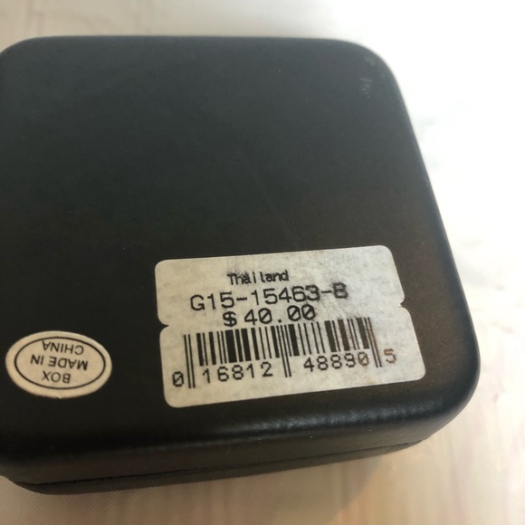 Angel earrings gold over sterling 6 precious gems - Picture 7 of 8